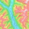 Bezirk Riviera topographic map, elevation, terrain