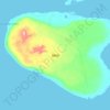Malo Island topographic map, elevation, terrain