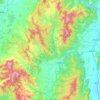 Mae Suai topographic map, elevation, terrain