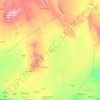 Agadez Region topographic map, elevation, terrain