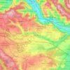 Körsch topographic map, elevation, terrain