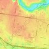 Braybrook topographic map, elevation, terrain