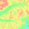 Kedong County topographic map, elevation, terrain