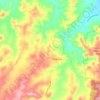 Maidenwell topographic map, elevation, terrain