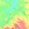 Castelserás topographic map, elevation, terrain