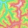 Carrega Ligure topographic map, elevation, terrain