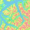 Ørsta topographic map, elevation, terrain