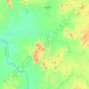 Mosala topographic map, elevation, terrain