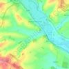 Charlton Marshall topographic map, elevation, terrain