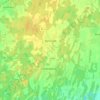 Nyírlugos topographic map, elevation, terrain
