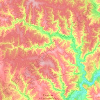 Нердва topographic map, elevation, terrain