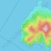 Gili Motang Island topographic map, elevation, terrain