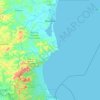 Bluefields (Municipio) topographic map, elevation, terrain