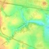 Kapijevičy topographic map, elevation, terrain