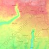 Egor topographic map, elevation, terrain