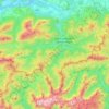 Eisenkappel-Vellach topographic map, elevation, terrain