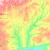 Orca topographic map, elevation, terrain