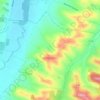 Mirambeau topographic map, elevation, terrain