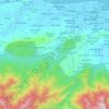 Meureudu topographic map, elevation, terrain