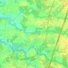 Cranbury Township topographic map, elevation, terrain