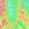 松本市 topographic map, elevation, terrain