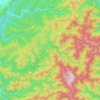 Tenkawa topographic map, elevation, terrain