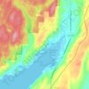 Belfair topographic map, elevation, terrain