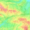 Basingstoke and Deane topographic map, elevation, terrain