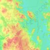 Padasjoki topographic map, elevation, terrain