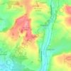 Droxford topographic map, elevation, terrain