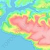 East Portlemouth topographic map, elevation, terrain