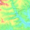 Piddlehinton topographic map, elevation, terrain