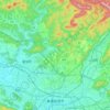 美濃加茂市 topographic map, elevation, terrain