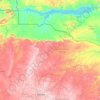 Mashonaland Central Province topographic map, elevation, terrain