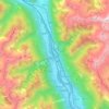 Riviera topographic map, elevation, terrain