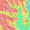 Hurdal topographic map, elevation, terrain