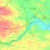 Winston topographic map, elevation, terrain