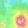 Pintu Rime Gayo topographic map, elevation, terrain