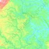Bambuí topographic map, elevation, terrain