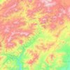 Jaghori topographic map, elevation, terrain
