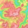 Nettie topographic map, elevation, terrain