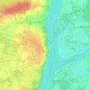 Serock topographic map, elevation, terrain