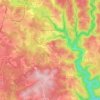 Moustier-Ventadour topographic map, elevation, terrain