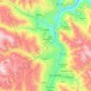 Huantar topographic map, elevation, terrain