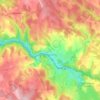 Laroquebrou topographic map, elevation, terrain