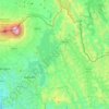 Burera District topographic map, elevation, terrain