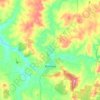 Bombala topographic map, elevation, terrain