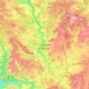 Ellwangen topographic map, elevation, terrain