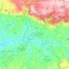 Mortain-Bocage topographic map, elevation, terrain