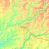 El Empalme topographic map, elevation, terrain